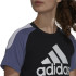 Camiseta adidas Sportswear Colorblock W Black
