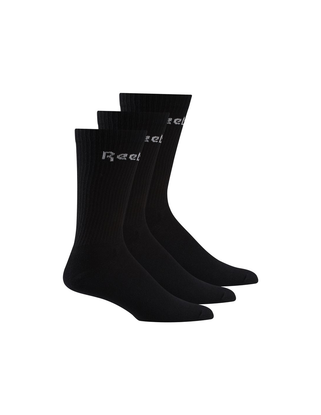 Pack de 3 pares de calcetines reebok active core black