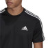 Camiseta adidas Aeroready D2M Sport 3 Bandas M Black