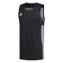 Camiseta sin mangas de baloncesto adidas Reversible 3G Speed M Black/White