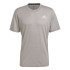 Camiseta de training adidas Primeblue D2M Heathered Sport M Grey/White