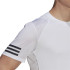 Camiseta de tenis adidas Club Tennis 3 Bandas M White
