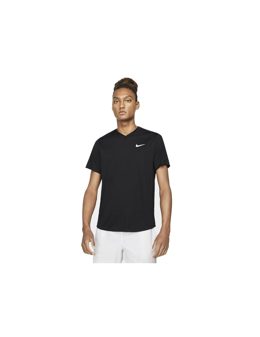 Camiseta de tenis nikecourt dri-fit victory m black