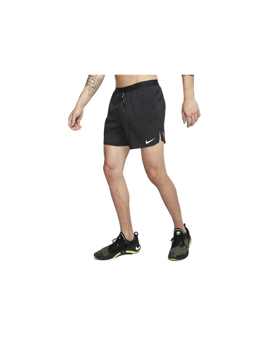 Pantalones cortos de running nike flex stride m black