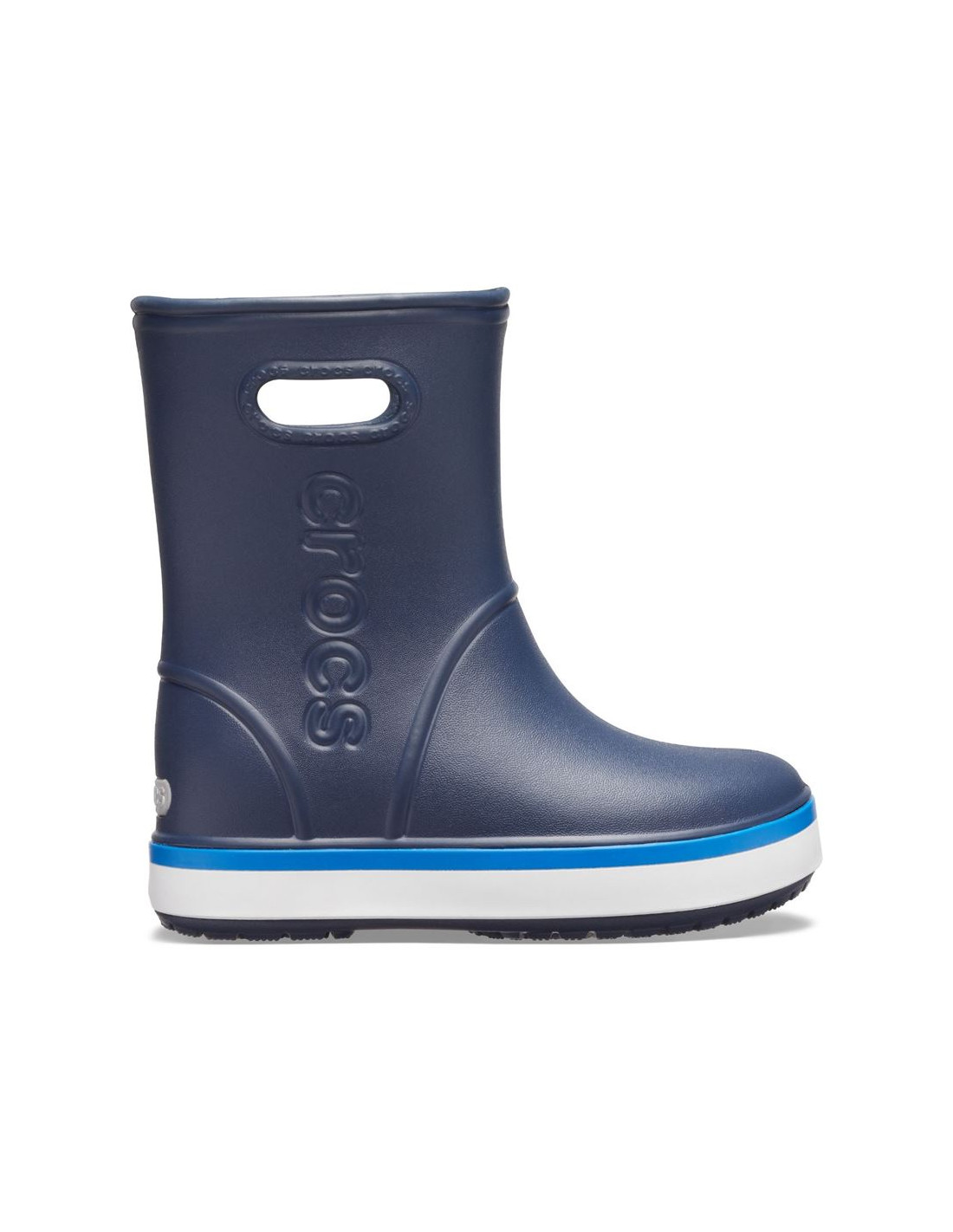 Botas de agua crocs crocband rain boot jr dark blue