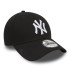 Gorra New Era New York Yankees Essential Negro 9FORTY