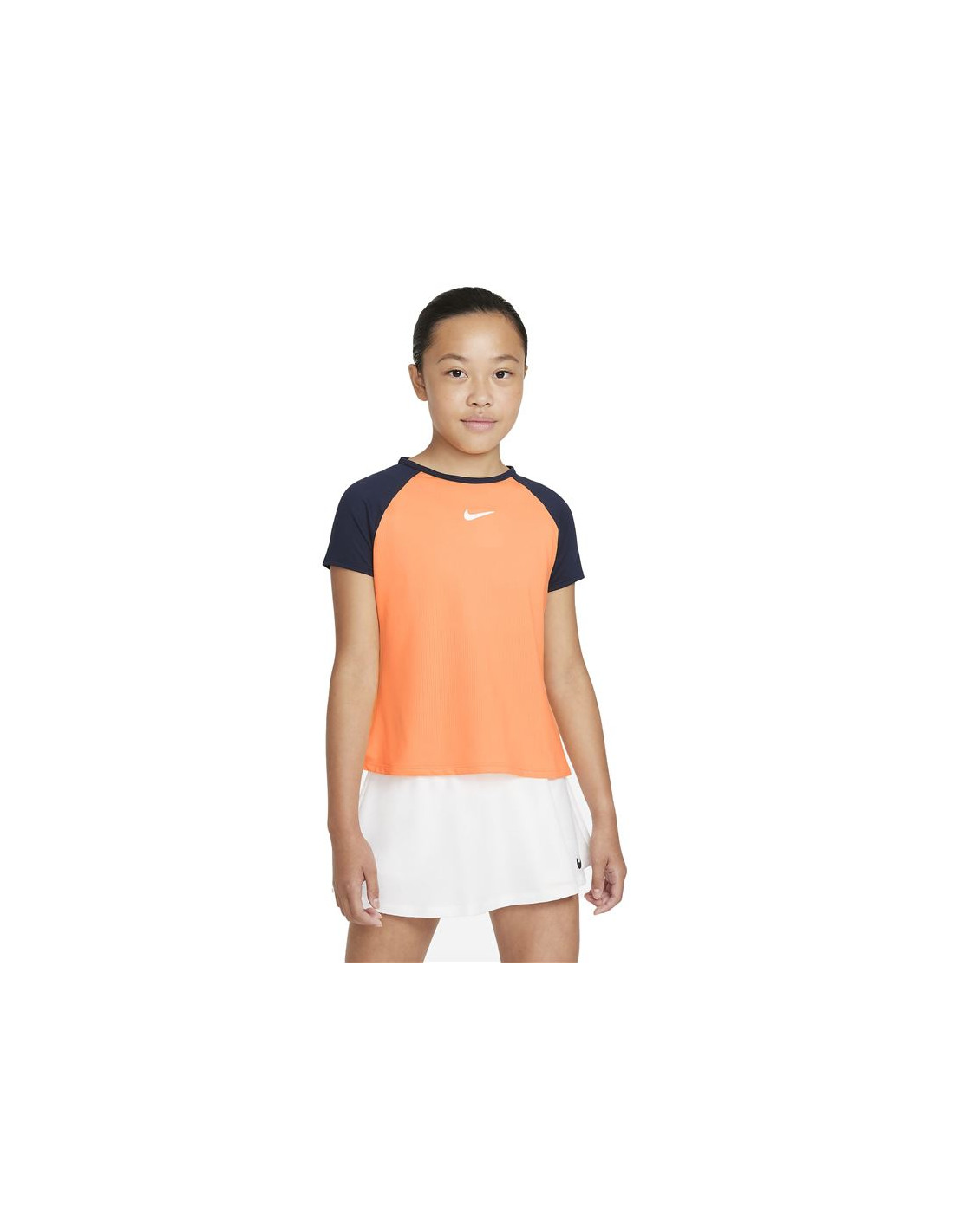 Camiseta nikecourt dri-fit victory girls orange