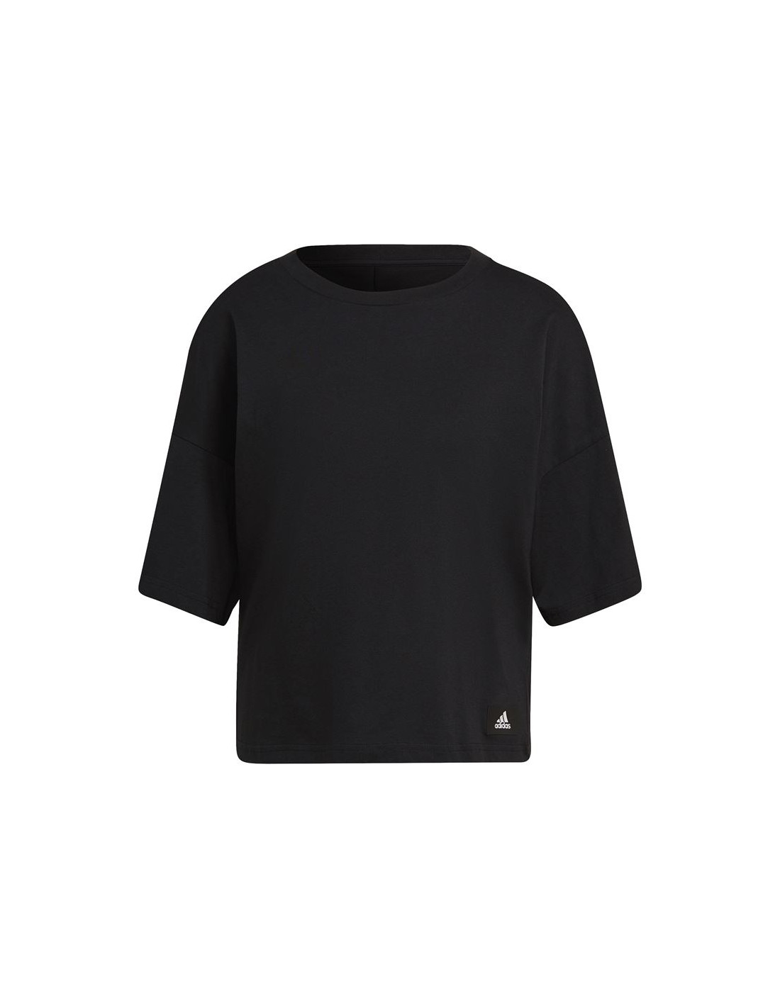 Camiseta adidas sportswear future icons 3 bandas black w
