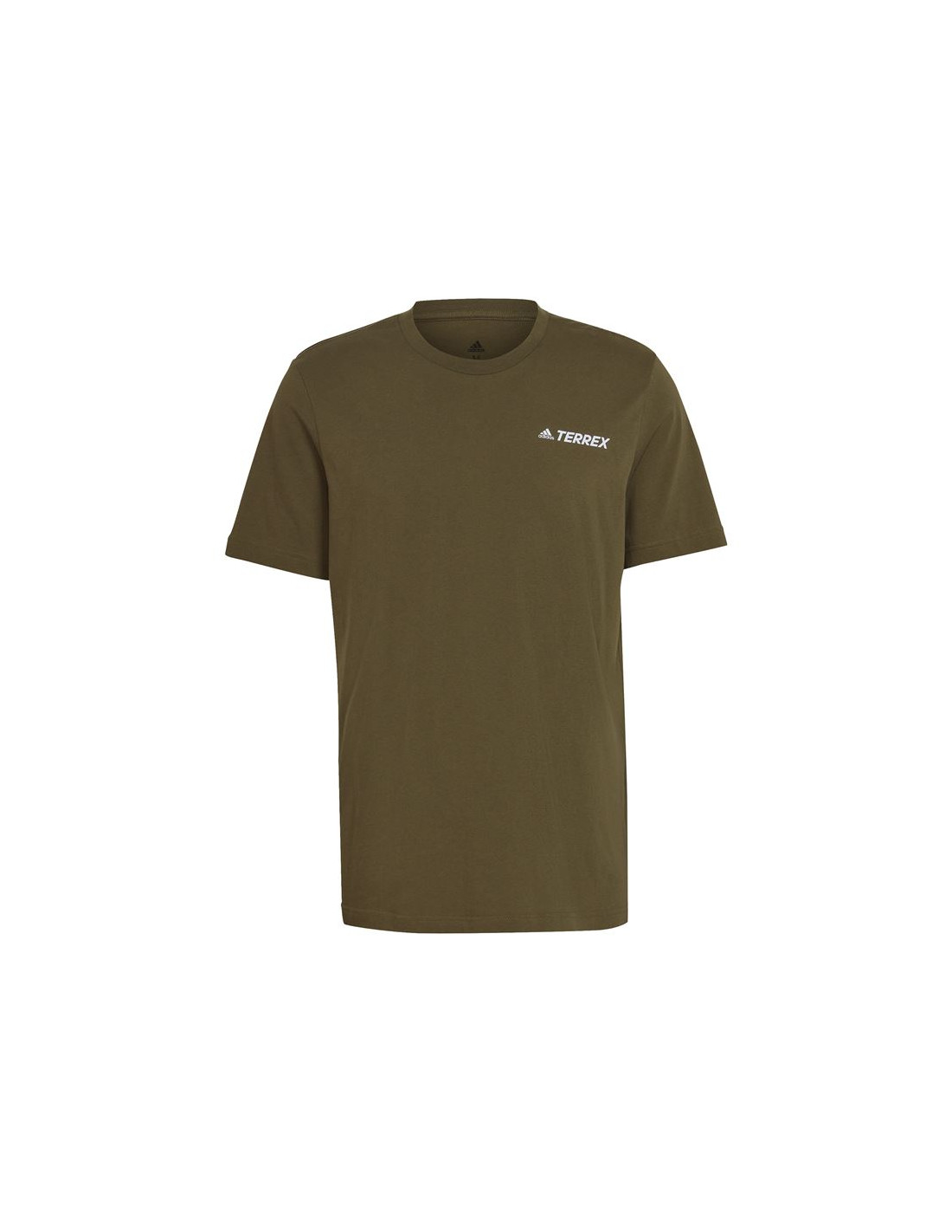 Camiseta de senderismo adidas terrex mountain graphic focus olive