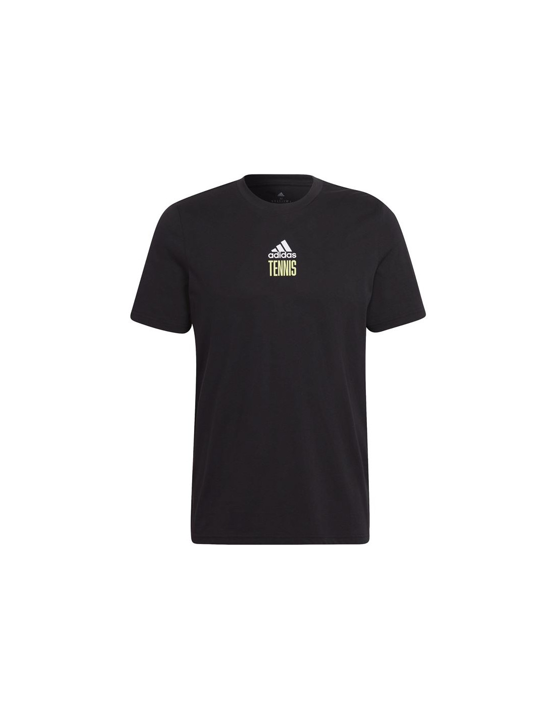 Camiseta de tenis adidas aeroready paris graphic black m
