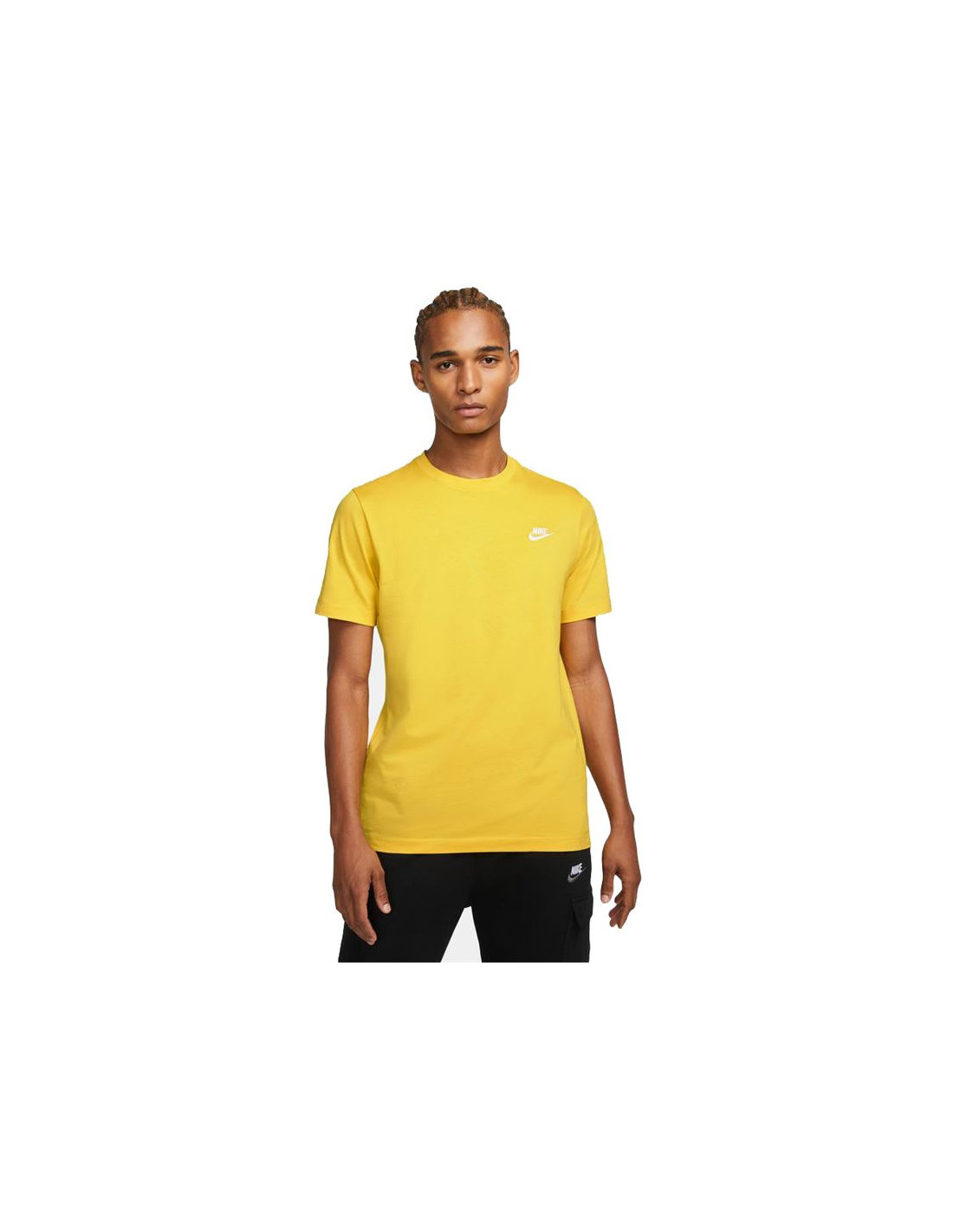 Camiseta nike sportswear club yellow m