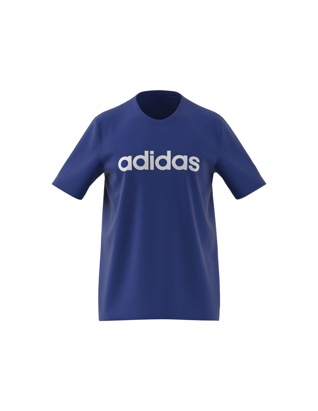 Camiseta adidas embroidered linear logo m blue