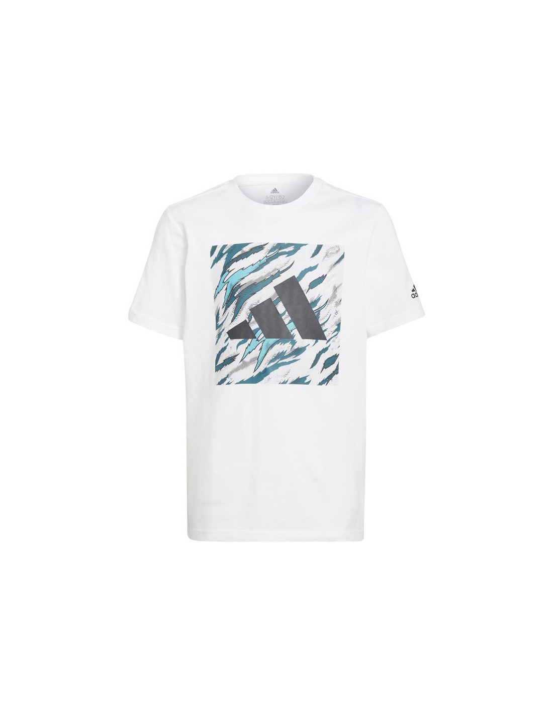 Camiseta adidas water tiger graphic boys white