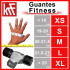 Guantes Fitness KRF Fitness San Francisco Negro/Rojo