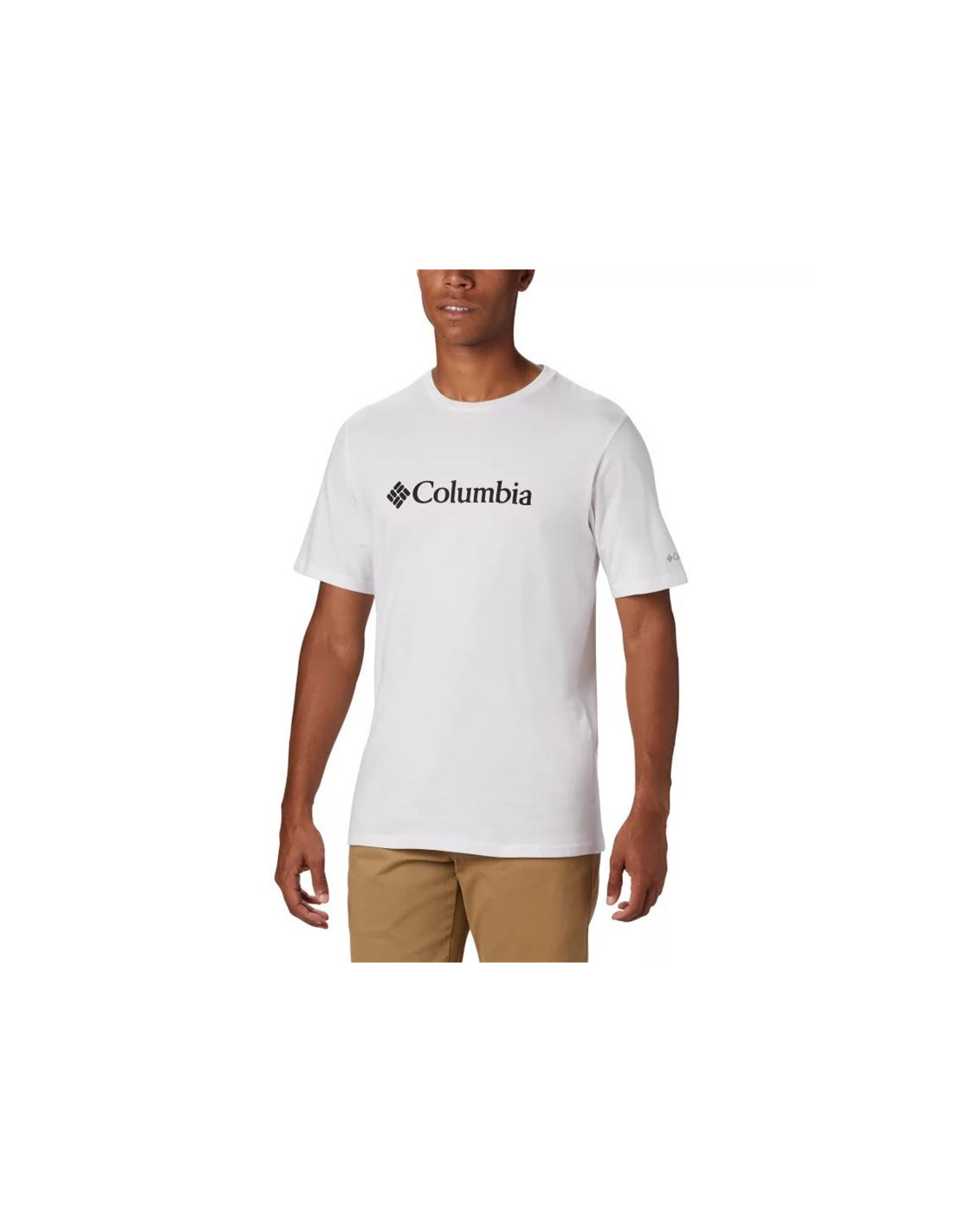 Camiseta columbia basic logo hombre wh