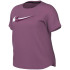 Camiseta de manga corta Nike Dri-FIT Swoosh Run Mujer Pink