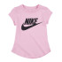 Camiseta Nike Futura SS Niña Rosa