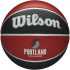 Balón de baloncesto Wilson NBA Tribute Blazers Red