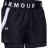 Pantalones cortos Under Armour Play Up 2-in-1 Mujer Black