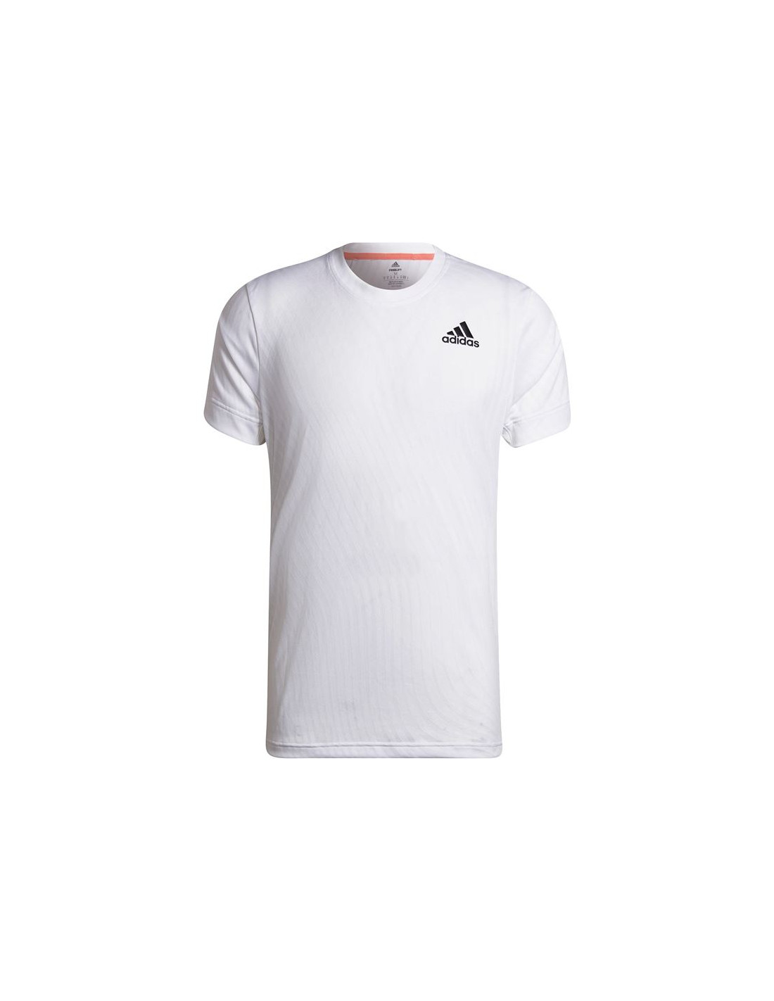 Camiseta de tenis adidas freelift hombre white