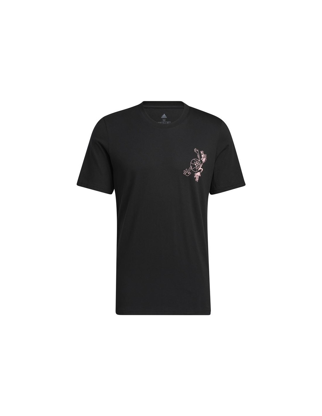 Camiseta de baloncesto adidas stakes graphic hombre bk