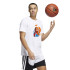 Camiseta de baloncesto adidas Posterize Hombre Wh