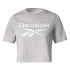 Camiseta Crop reebok Identity Mujer Grey