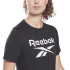 Camiseta Crop reebok Identity Mujer Black