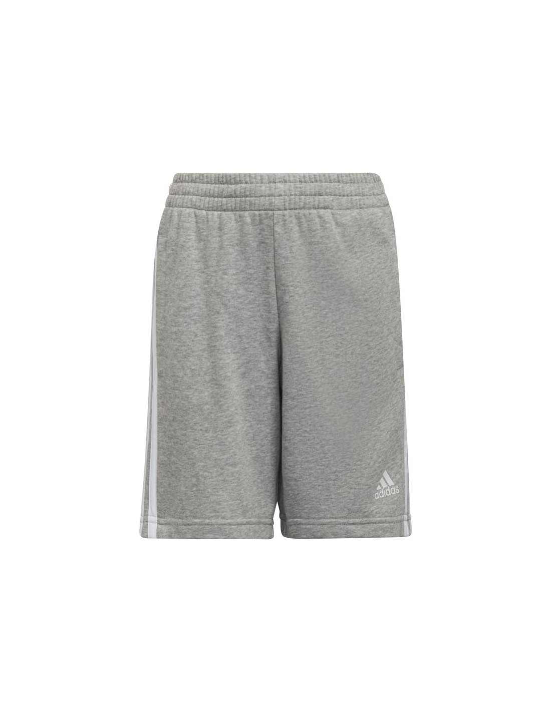 Pantalones cortos adidas essentials 3 bandas niño grey