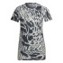 Camiseta de Running adidas Fast Allover Print Mujer Grey