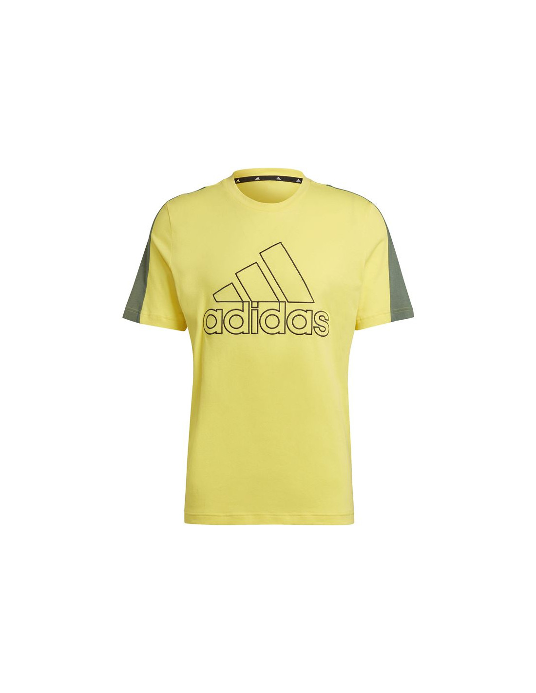 Camiseta adidas embroidered future icons hombre yellow