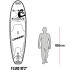 Tabla paddle surf Cressi Sub Fluid All Round 10’2” Polivalente ISUP Set Azul-Blanco