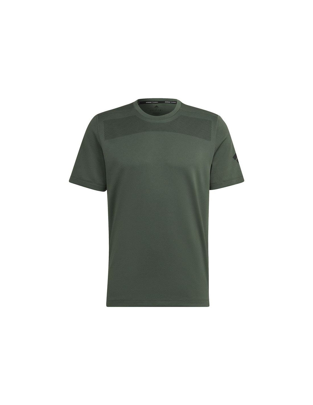 Camiseta adidas rack impact print hombre green