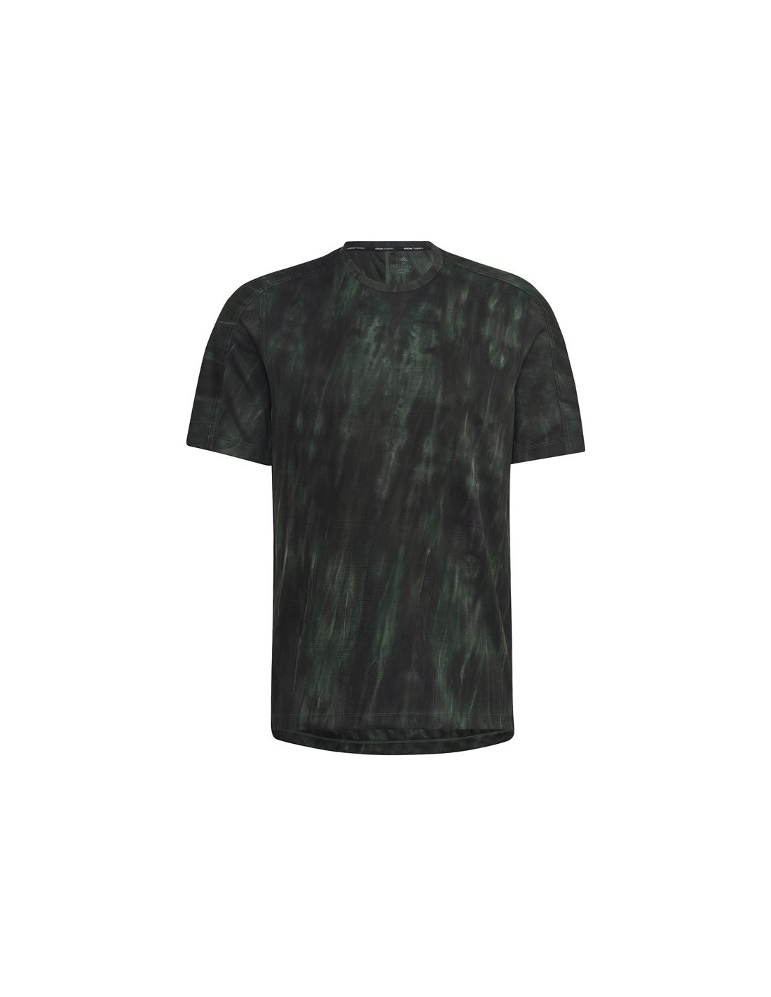 Camiseta adidas workout spray dye hombre green