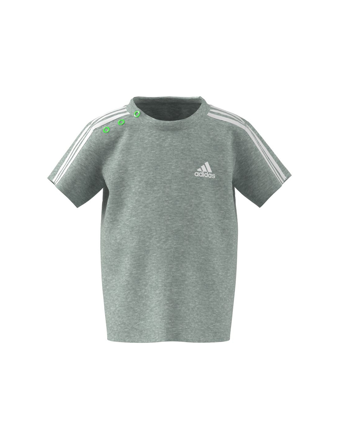 Camiseta adidas ib 3s niño grey