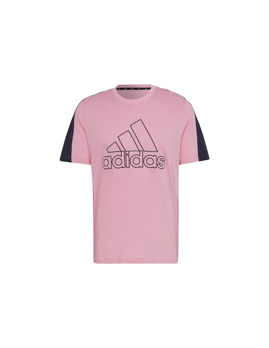 Camiseta adidas future icons embroidered hombre pink