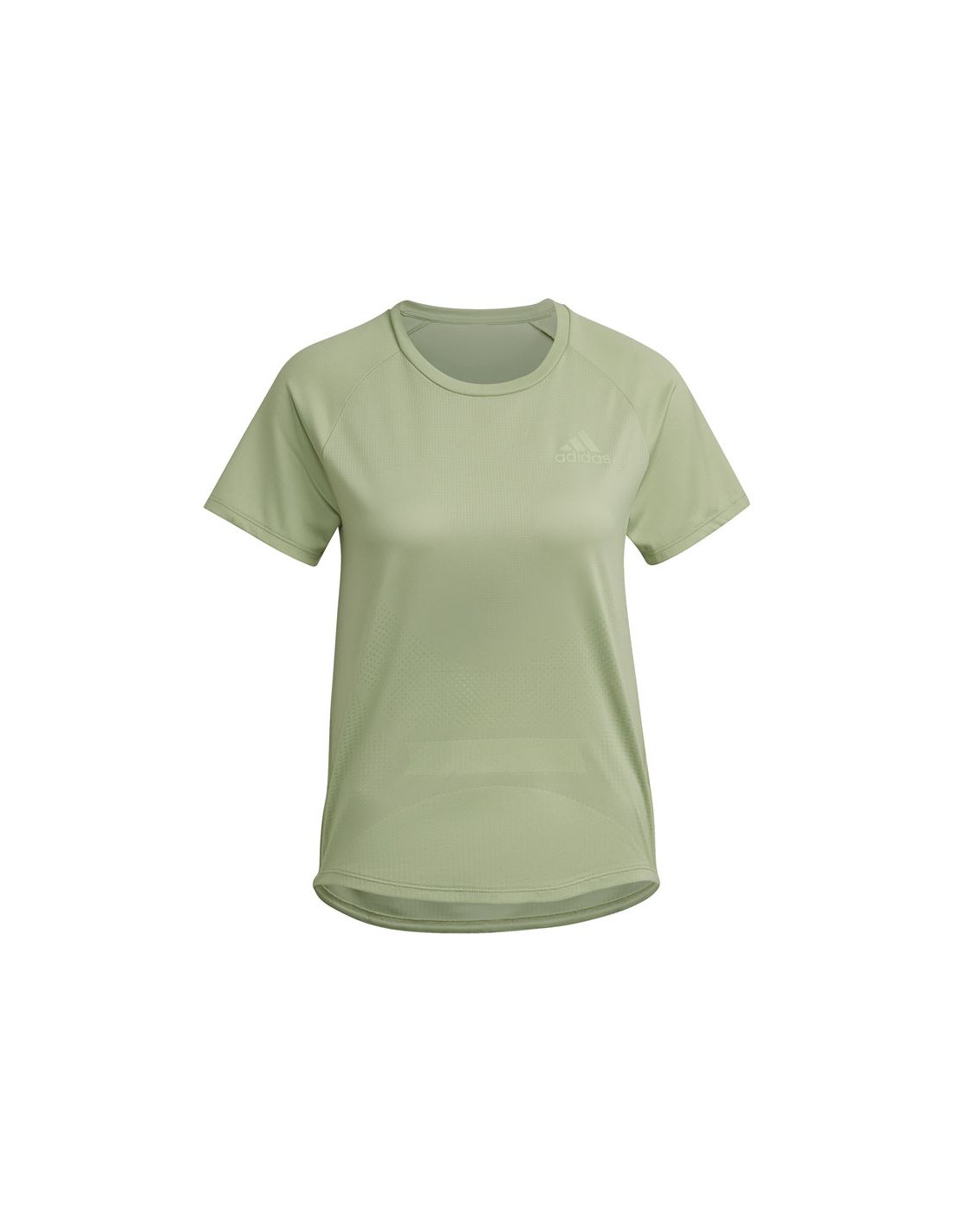 Camiseta de running adidas parley adizero mujer green