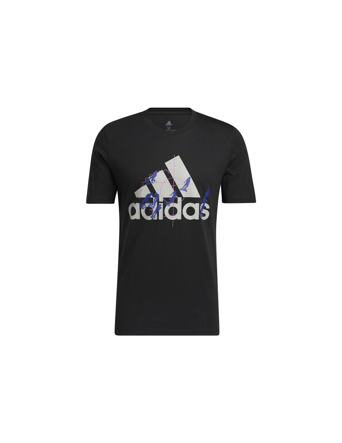 Camiseta de baloncesto adidas graphic hombre black