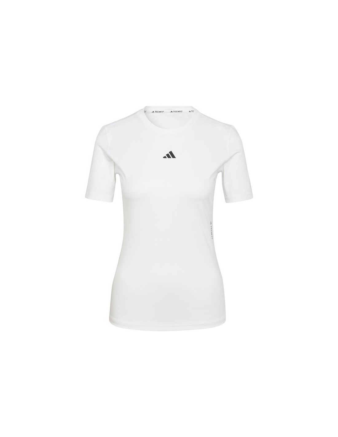 Camiseta adidas techfit training mujer white