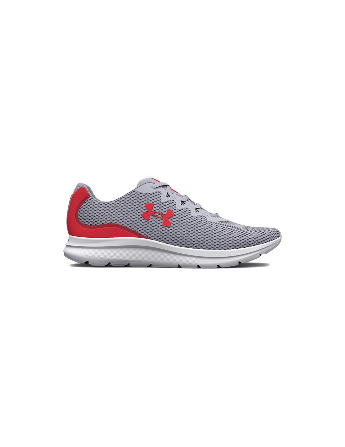 Zapatillas grises de running under armour charged impulse 3 hombr