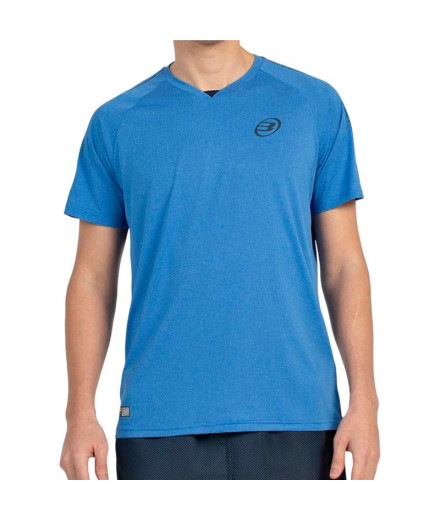Camiseta de Padel Bullpadel Badan Hombre Azul Atomico Vigore