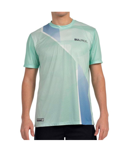 Camiseta de Padel Bullpadel Brumo Hombre Verde Manzana
