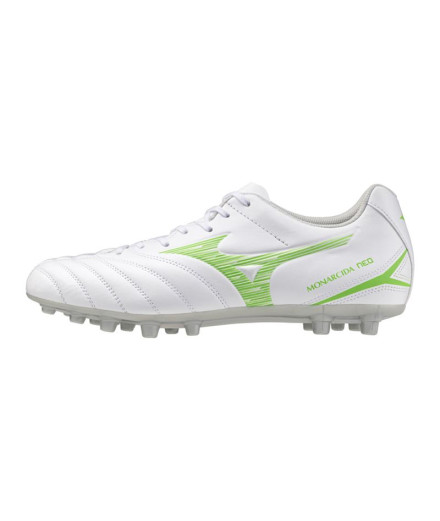 Botas de fútbol Mizuno Monarcida Neo III Select Ag Blanco