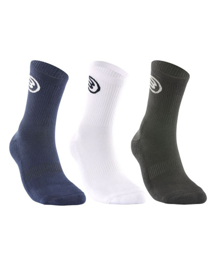 Calcetines de Padel Bullpadel Bp252 Azul/Blanco/NegroPack