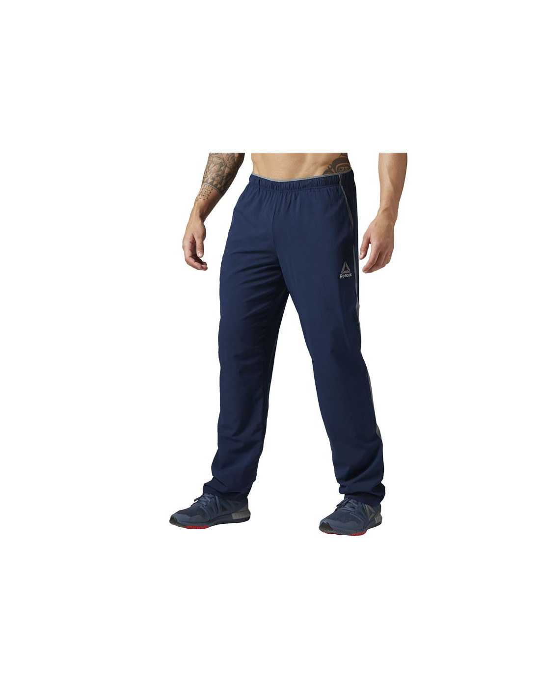 pantalon reebok hombre naranja