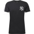 Camiseta New Era NY Yankees Taped Sleeve Negro