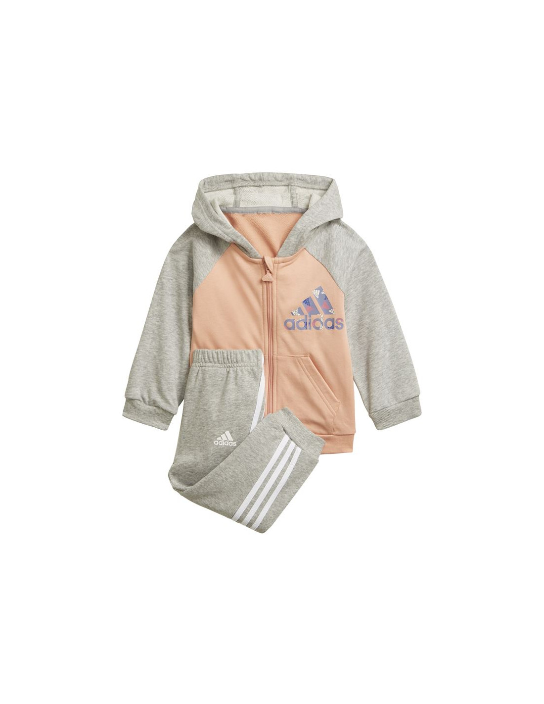 Chándal adidas badge of sport full-zip hoodie blush