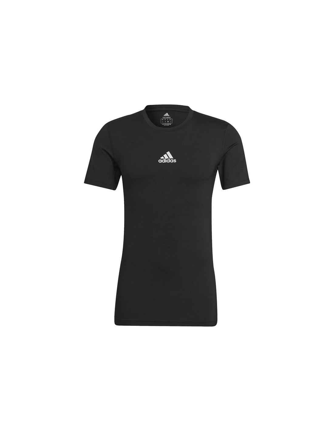 Camiseta fútbol adidas techfit compression black