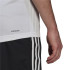 Camiseta de trainning adidas Aeroready Designed To Move Sport 3 bandas M White