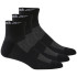 Pack de 3 pares de calcetines training cortos Reebok Active Foundation Black